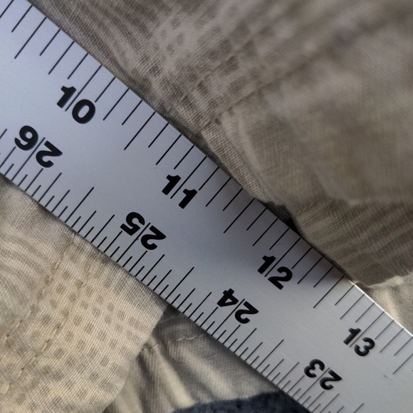 Lee Dungarees Men's Cargo Shorts Tan Size 38 100% Cotton Pockets Check Pattern - Picture 9 of 11